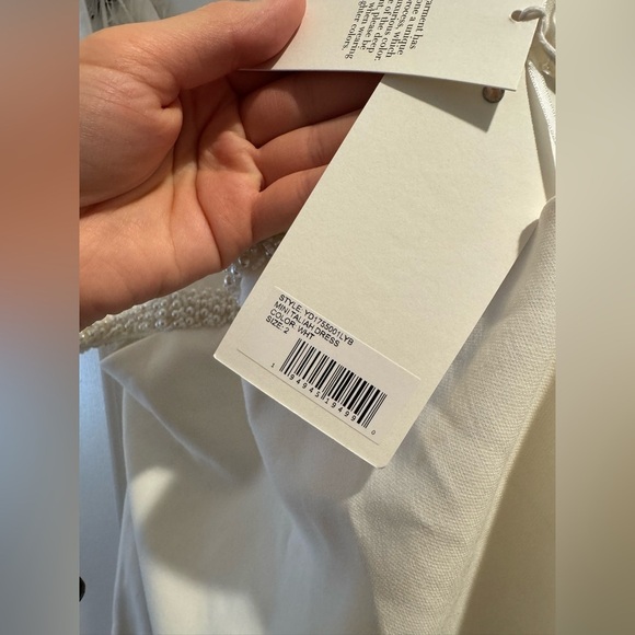 NWT LIKELY Mini Taliah Dress in White - Picture 4 of 10